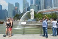 SingaporeÃ¢â¬â¢s Merlion Fountain